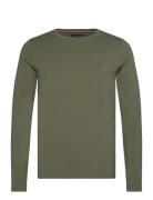 Stretch Slim Fit Long Sleeve Tee Tops T-Langærmet Skjorte Green Tommy ...