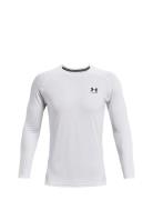 Ua Hg Armour Fitted Ls Tops T-Langærmet Skjorte White Under Armour