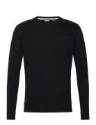 Essential Logo Long Sleeve Top Tops T-Langærmet Skjorte Black Superdry