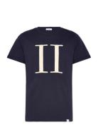 Encore Bouclé T-Shirt Kids Tops T-Kortærmet Skjorte Navy Les Deux