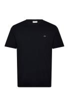 Emb Archive Shield Tshirt Tops T-Kortærmet Skjorte Black GANT