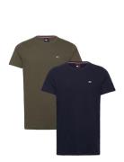 Tjm Xslim 2Pack Jersey Tee Ext Tops T-Kortærmet Skjorte Multi/patterne...