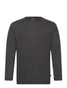 Basic Longsleeve Tops T-Langærmet Skjorte Grey Tom Tailor