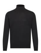 Kaden Merino Turtleneck Tops Knitwear Turtlenecks Black J. Lindeberg