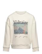 Sweatshirt Tops Sweatshirts & Hoodies Sweatshirts Cream Zadig & Voltai...