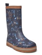 Rain Boots, Taika 2.0 Shoes Rubberboots High Rubberboots Blue Reima