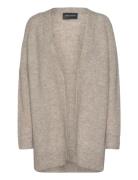 Mmthora Long Cardigan Tops Knitwear Cardigans Beige MOS MOSH