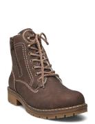 Y9134-25 Shoes Boots Ankle Boots Ankle Boots Flat Heel Brown Rieker