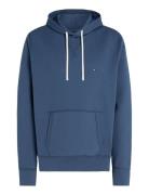 Essential Fleece Hoody Tops Sweatshirts & Hoodies Hoodies Blue Tommy H...