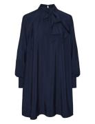 Yasnira Ls Dress S. Knælang Kjole Navy YAS
