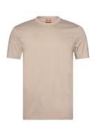 Perry Crunch O-Ss Tee Tops T-Kortærmet Skjorte Beige Mos Mosh Gallery