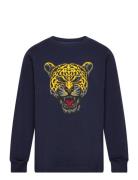 Tndavis L_S Tee Tops Sweatshirts & Hoodies Sweatshirts Navy The New