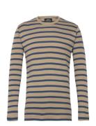 Trio Rib Tobias Tee Ls Tops T-Langærmet Skjorte Multi/patterned Mads N...