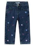 Nmfbella Mom Jeans 3110-Be Noos Bottoms Jeans Regular Jeans Blue Name ...