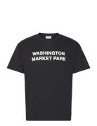 Washington T-Shirt Tops T-Kortærmet Skjorte Black Les Deux