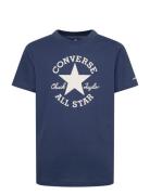 Te-S/S Tee Tops T-Kortærmet Skjorte Navy Converse