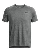 Ua Tech Textured Ss Tops T-Kortærmet Skjorte Grey Under Armour