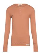 Tee Ls Tops T-shirts Long-sleeved T-Skjorte Orange MarMar Copenhagen