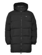 Tjm Essential Down Parka Parka Jakke Black Tommy Jeans