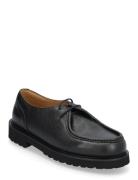 Lightweight Deck - Black Grained Loafers Flade Sko Black S.T. VALENTIN