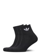 1/4 Socks 3P Sport Socks Footies-ankle Socks Black Adidas Originals