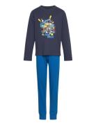 Lwaris 608 - Pyjamas Pyjamassæt Blue LEGO Kidswear