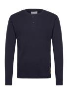 Dan Ls T-Shirt Tops T-Langærmet Skjorte Navy Les Deux