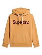 Classic Core Logo Hoodie Tops Sweatshirts & Hoodies Hoodies Yellow Sup...