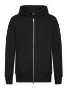 Hartsfield Zip-Up Tops Sweatshirts & Hoodies Hoodies Black Moose Knuck...