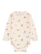 Body Ls Bodies Long-sleeved Beige Fixoni