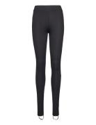 Anita Bottoms Trousers Leather Leggings-Bukser Black Mango