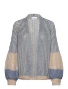 Liana Knit Cardigan Tops Knitwear Cardigans Blue Noella