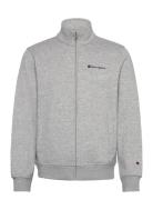 Full Zip Sweatshirt Tops Sweatshirts & Hoodies Sweatshirts Grey Champi...