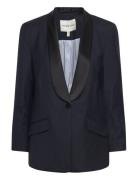 Loumie Blazers Single Breasted Blazers Navy Munthe