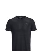Ua Seamless Stride Ss Sport T-Kortærmet Skjorte Black Under Armour