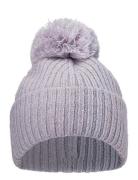 Wool Beanie - Lavender Love 2-3Y Accessories Headwear Hats Beanie Purp...