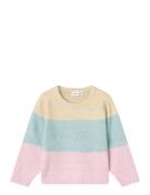 Nmfnasille Ls Knit Box Tops Knitwear Pullovers Multi/patterned Name It