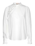 Culio Iris Blouse Tops Blouses Long-sleeved White Culture