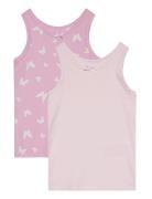 Nmftank Top 2P Pink Butterfly Noos Tops T-shirts Sleeveless Pink Name ...