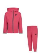 Nike Tech Fleece Full-Zip Set Sets Sweatsuits Pink Nike