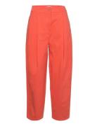 Mschcyrilla Hw Ankle Pants Bottoms Trousers Chinos Orange MSCH Copenha...