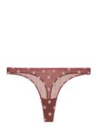 Mesh Thong G-streng Undertøj Brown Understatement Underwear