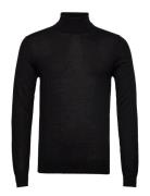 Cfkonrad Merino Roll Neck Knit Tops Knitwear Turtlenecks Black Casual ...