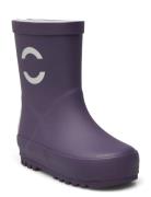 Wellies Solid Shoes Rubberboots High Rubberboots Purple Mikk-line