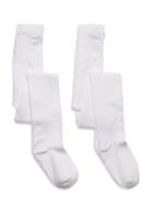 Nknpantyhose 2P Solid Noos Tights White Name It