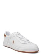 Court Sport Leather Sneaker Low-top Sneakers White Polo Ralph Lauren