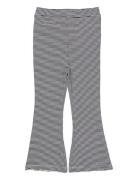 Striped Flare Pant Bottoms Trousers Navy Copenhagen Colors