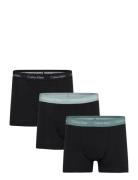 Trunk 3Pk Boxershorts Black Calvin Klein