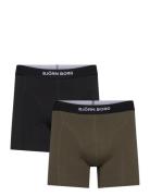 Premium Cotton Stretch Boxer 2P Boxershorts Black Björn Borg