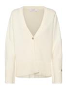 Reva Cardigan Tops Knitwear Cardigans Cream BUSNEL